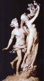 L.Berninis. Apolonas ir Dafnė. 1622-25 m. 