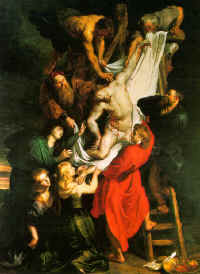 P.Rubensas. Nuėmimas nuo kryžiaus