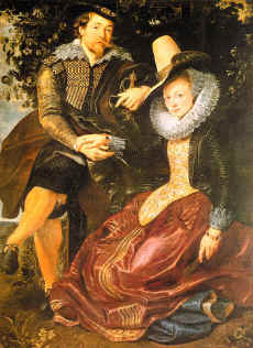 Rubensas. Autoportretas su žmona