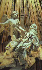 L. Berninis. Šv. Teresės ekstazė. Roma. 1645-1652 m. 