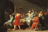 Ž.L.Davidas. Sokrato mirtis. 1787 m.