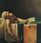 Ž.L.Davidas. Marato mirtis. 1793 m.