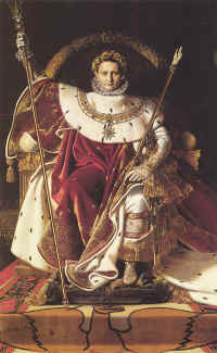 Ž.O.Engras. Napoleonas I imperatoriškame soste. 1806 m.