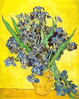 V. van Gogas. Gėlių puokštė