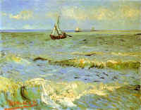 V. van Gogas. Marinistinis peizažas