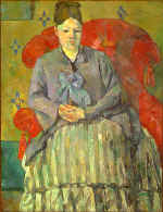 P.Sezanas. Madam Sezan raudoname krėsle