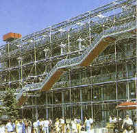 Žoržo Pompidu centras. Paryžius. 1971/76