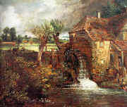 Dž.Konstablis. Vandens malūnas Gilinghame. 1826