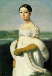 Ž-O.Engras. Madmuazel Riviere portretas. 1806 m.