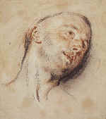 A.Vato. Vyro portreto eskizas. 1718