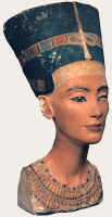 Senovės Egipto portretas. Nefertitė. 14 a. pr. Kr.