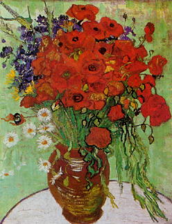 V.van Gogas. Gėlės. 19 a.
