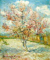 V.van Gogas. Rožinis persikų medis. 1888 