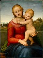 Rafaelis. Marija su kūdikiu. 16 a.