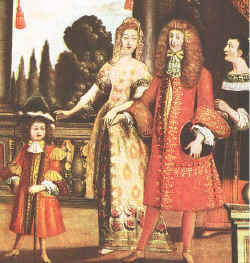 Nežinomas dailininkas. Aukštuomenės šeima. 1680