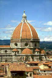 Bruneleskis. Santa Maria del Fiore bažnyčios kupolas. Florencija. 1434 m.