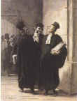 O.Domjė. Trys advokatai. 1862-65 m.
