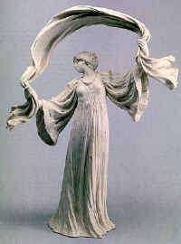 L.Agaton. Šokanti moteris. 1900 m.