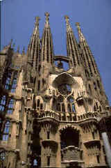 A.Gaudi. Šv. Šeimos bažnyčia. Barselona