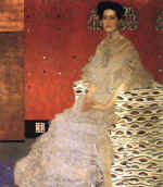 G.Klimtas. Riedler portretas. 1906 m.