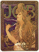 A.Mucha. "Job" plakatas. 1896 m.