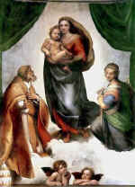 Siksto madona. 1513-14 m.