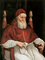 Popiežiaus Julijaus II portretas. 1517-18 m.