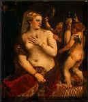 Ticianas. Venera su veidrodžiu. 1555