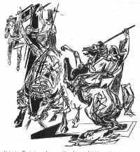 V.K.Jonynas. Stumbrų medžioklė. 1951