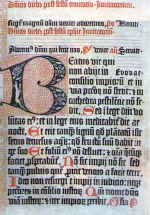 Fusto ir Šeferio psalmyno puslapis. 1457